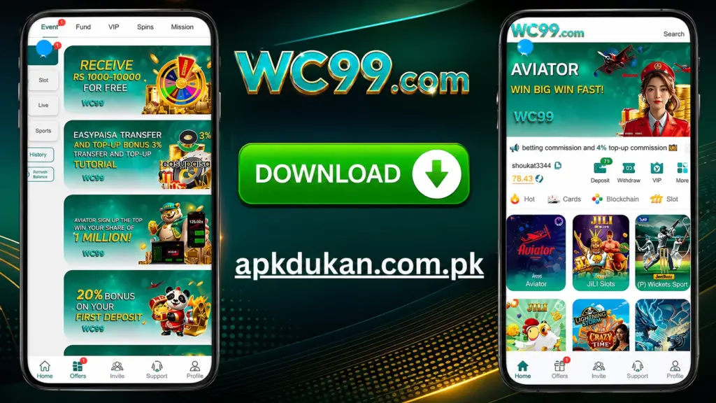 Download WC99 APK Real Cash Gaming Platform