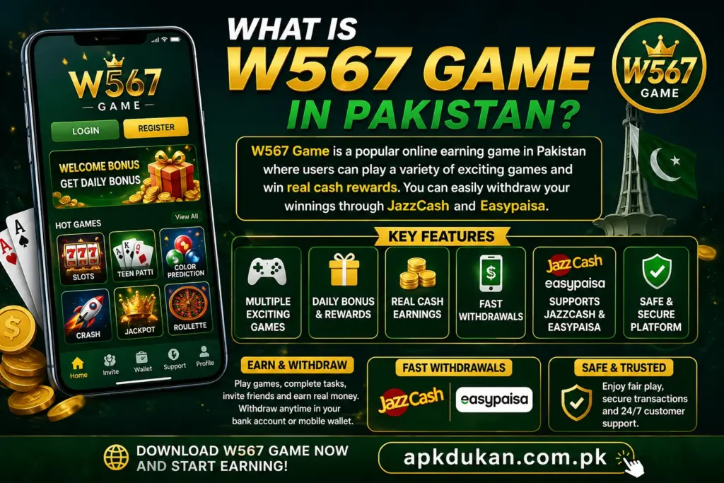 W567 Game Online Earning App