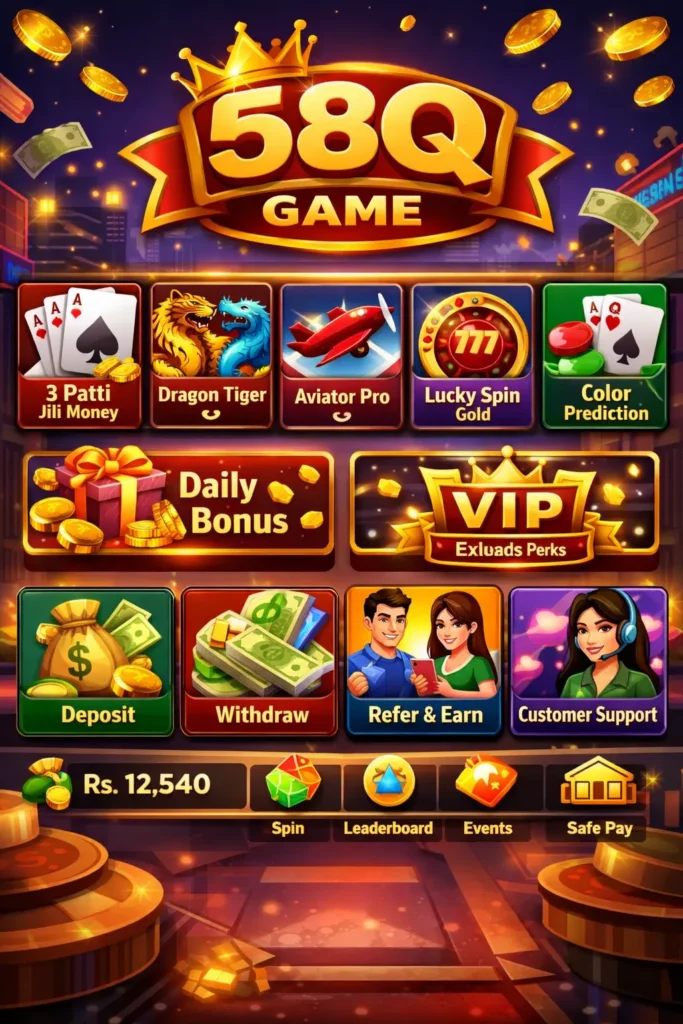 58Q Game Earning App