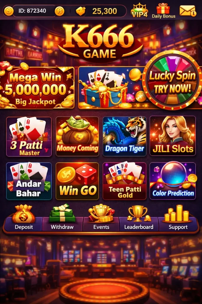 K666 Game Earning App