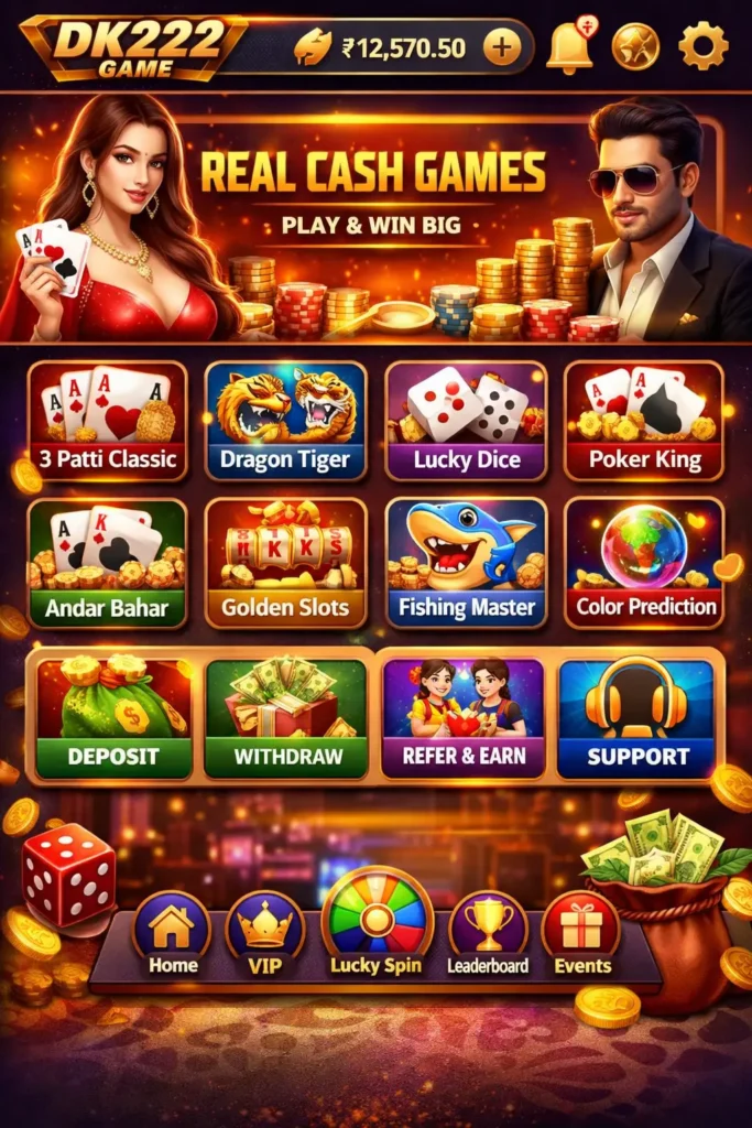 DK222 Game Earning App