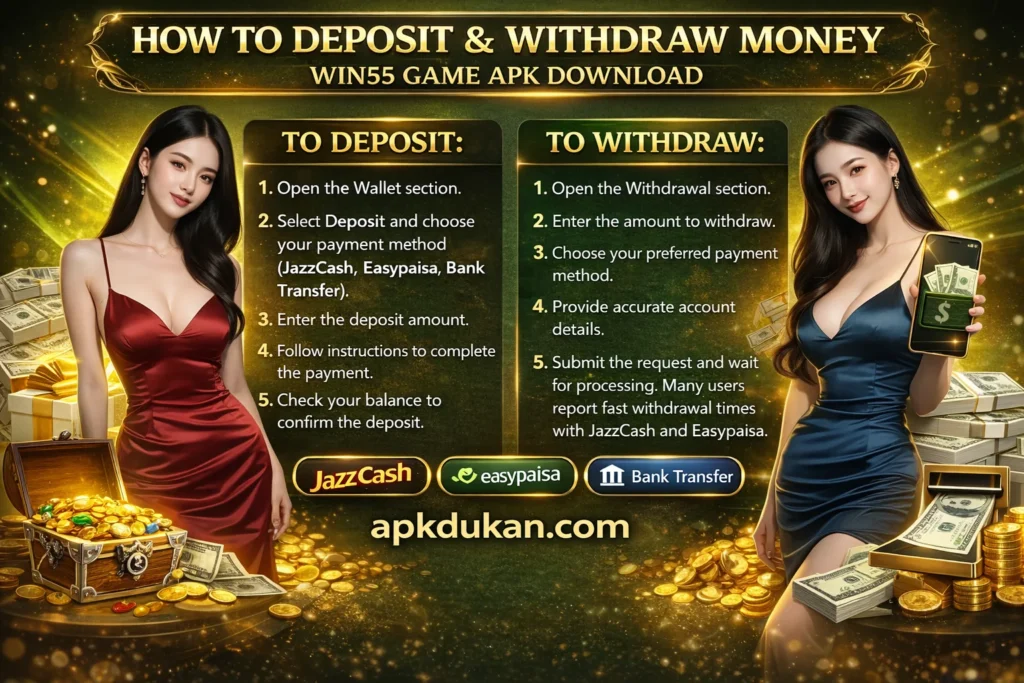 How to Deposit and Withdraw Money