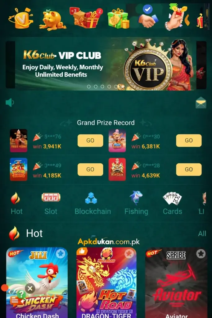 K6Club Earning App