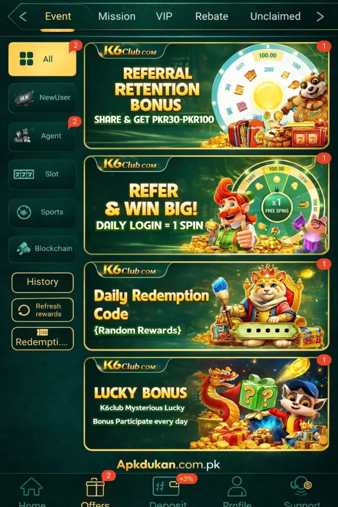 Tips to Earn More in K6Club Game