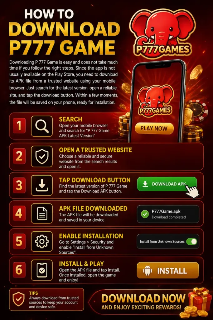 Download P 777 Game