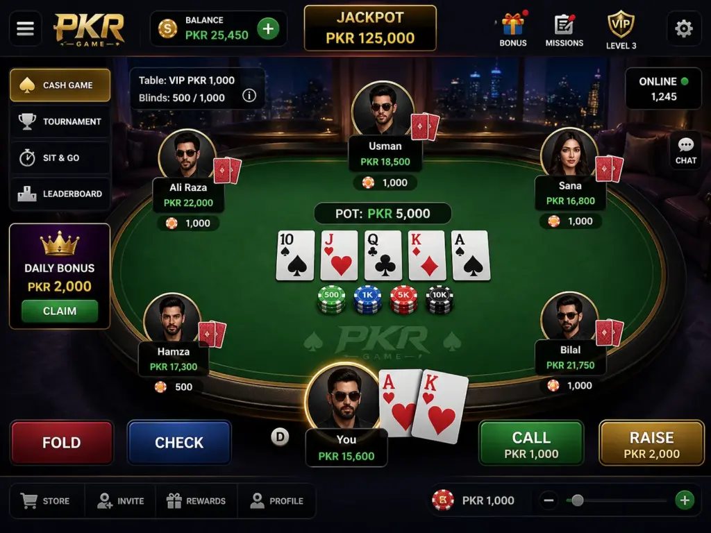 Game Pkr Earning App