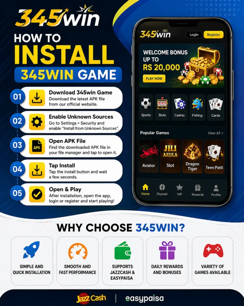 Install 345win Game