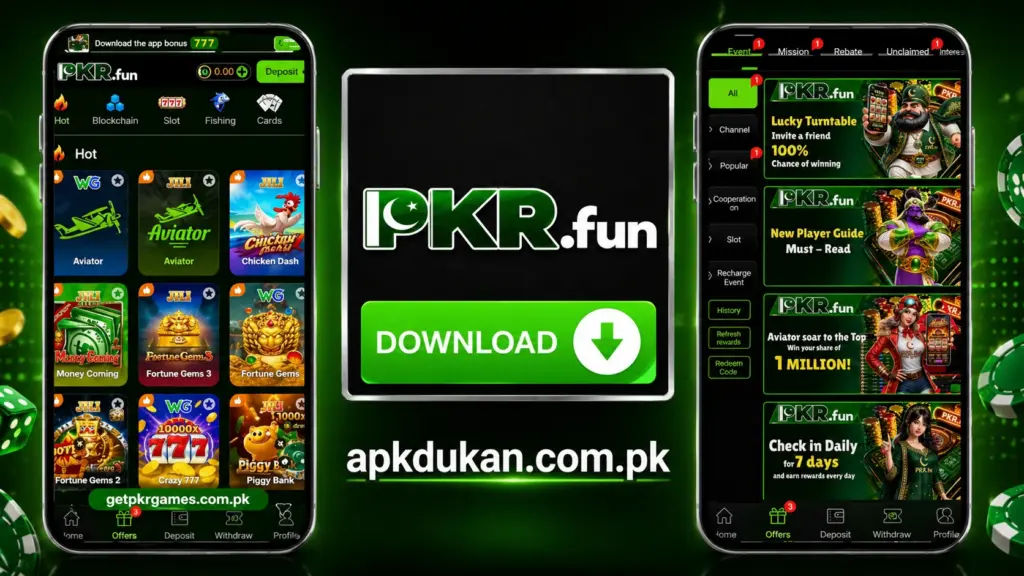 PKRFun Game Pakistan Real Money Gaming App Download