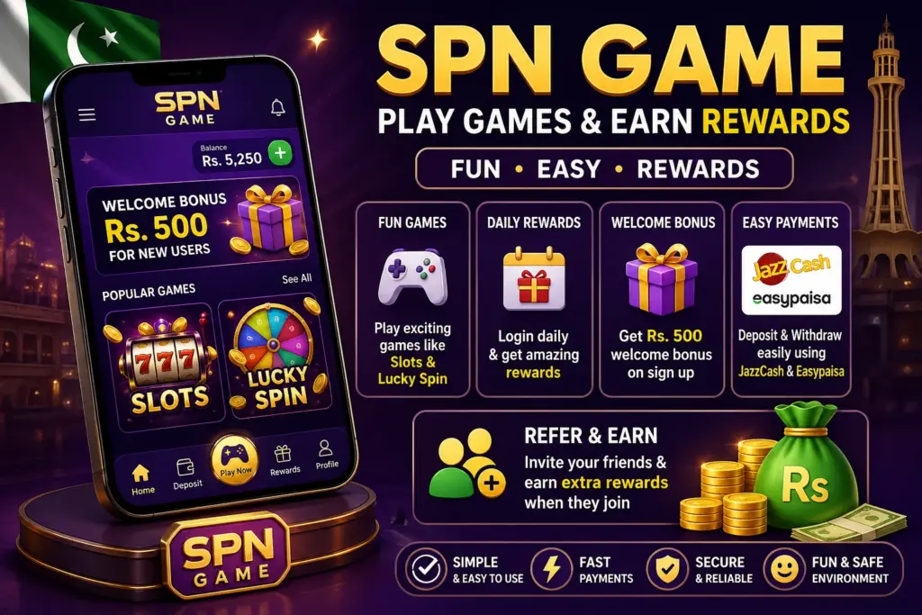 SPN Game Earning App