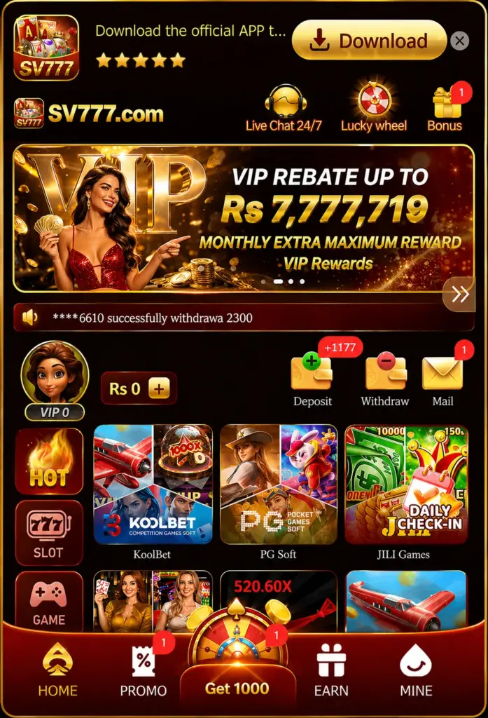 SV777 Earning App
