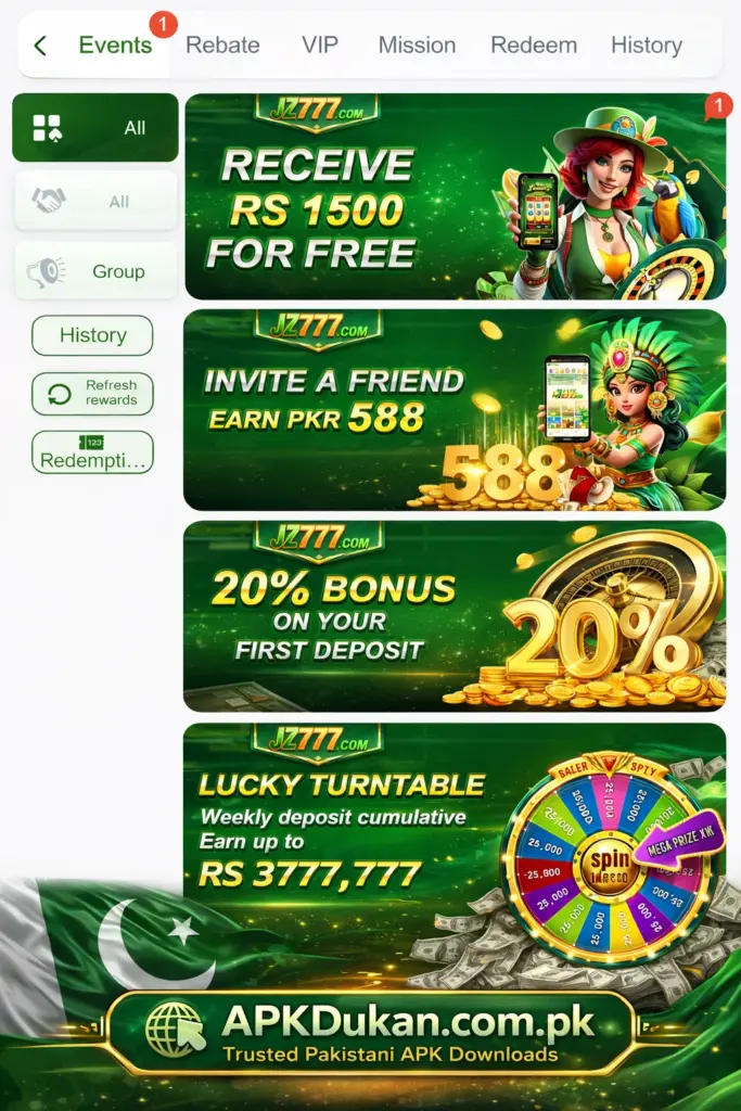 jz 777 game real cash interface