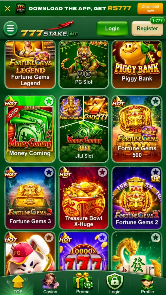 777 Stake Earning App