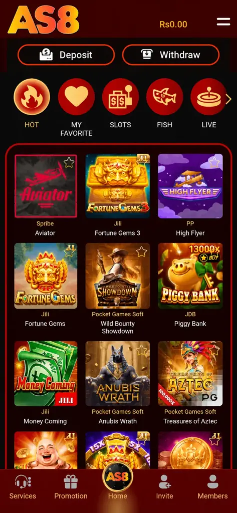 AS8 Game Earning App