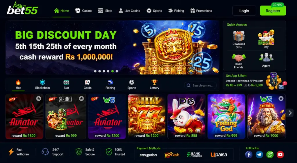 Bet55 Game Earning App