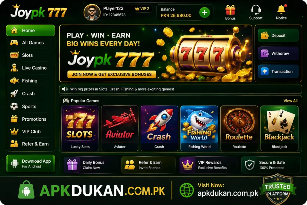 Joypk 777 Onlne Game