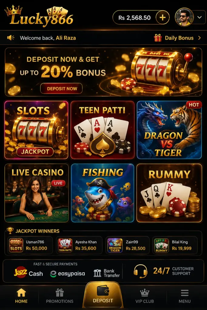 Lucky866 Game Key Features