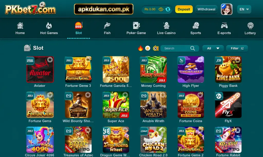 PKBet7 Earning Platform