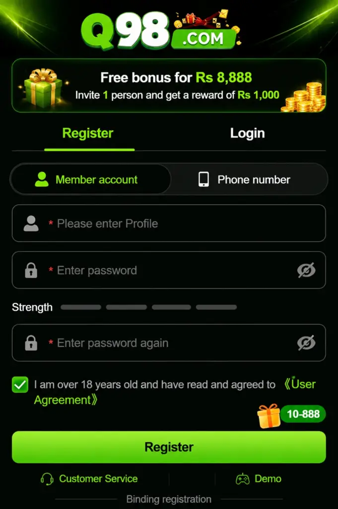 Q98 Game App