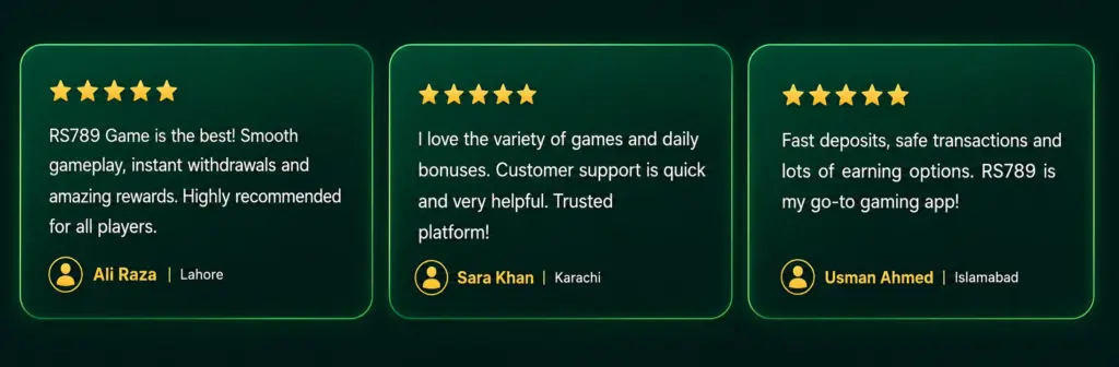 RS789 Game User Review