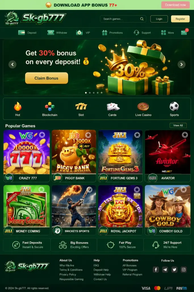 SKGB777 Game online gaming platform