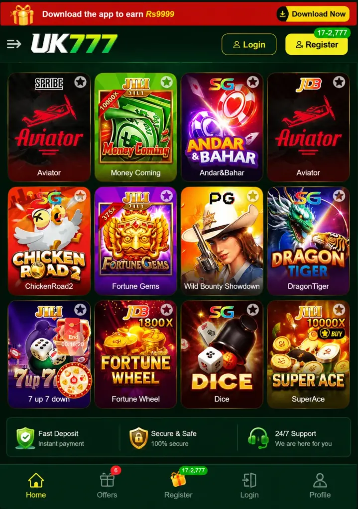 UK777 Game APK Download