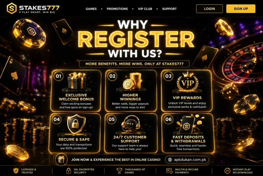 Why Should I Register with Stakes777