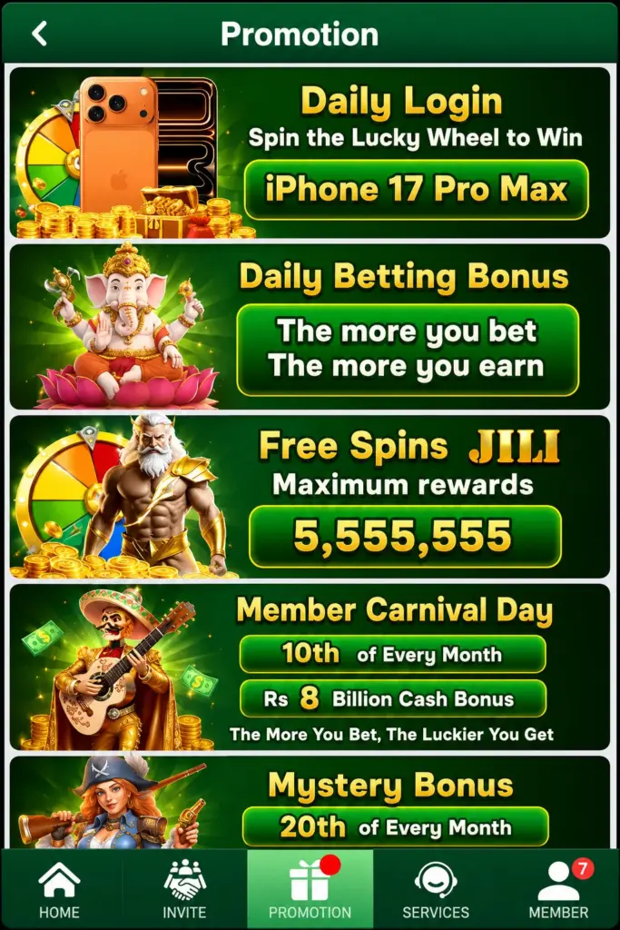 XX555 Free Spins and Bonus