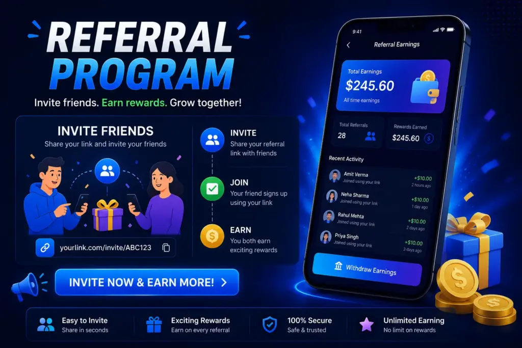 invite friends referral
