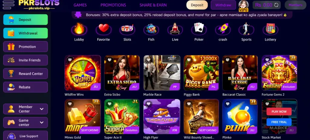 pkrslots-online-earning