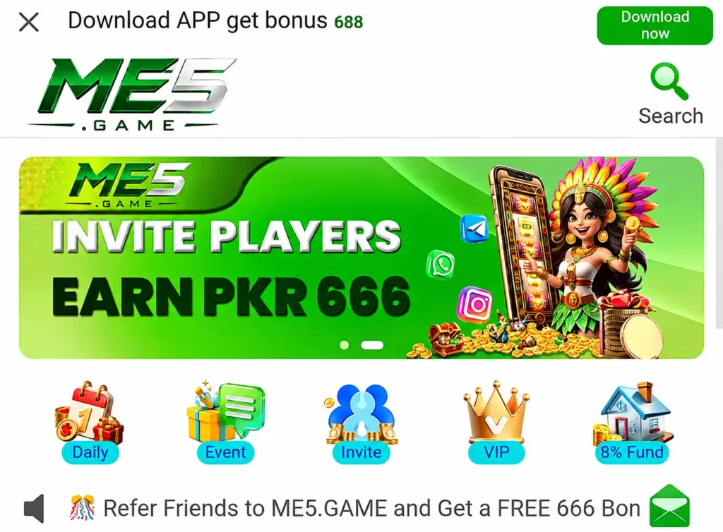 ME5 Game Earning