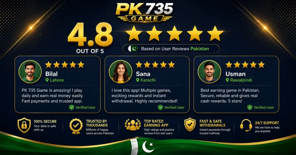 PK 735 Game User Reviews Pakistan 2026