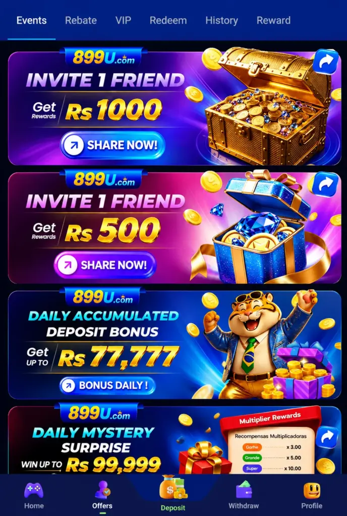 899u Game Referral Bonus