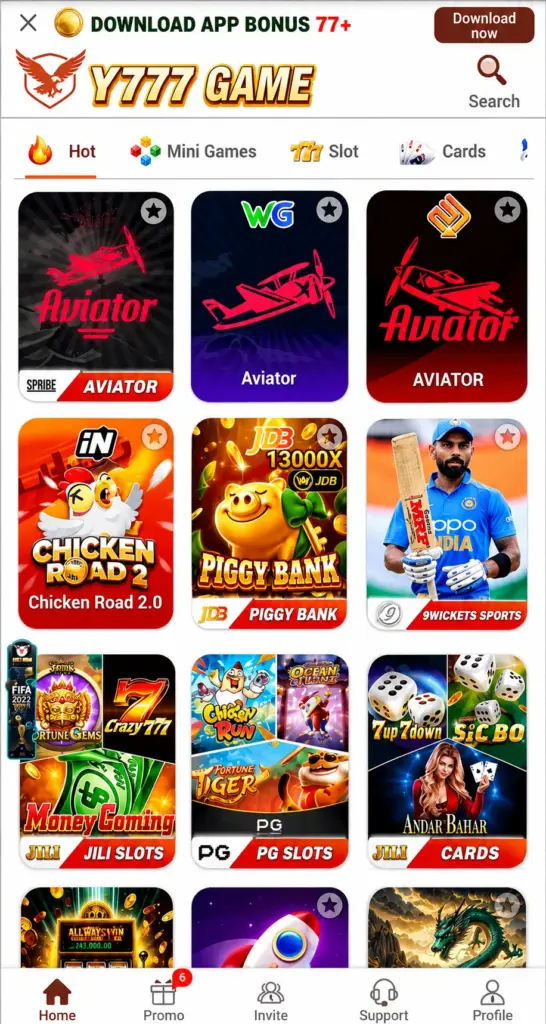 Y777 Game APK Download
